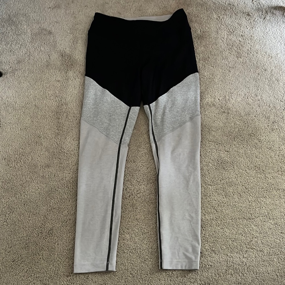 Outdoor Voices Legging, M, white and black